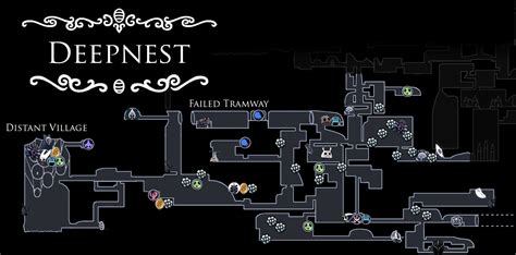 Deepnest Map Hollow Knight .